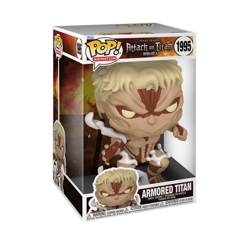 Attack on Titan Jumbo 10 in: Attack on Titan - Armored Titan #1995 Funko Pop Vinyl Figure - Image 2