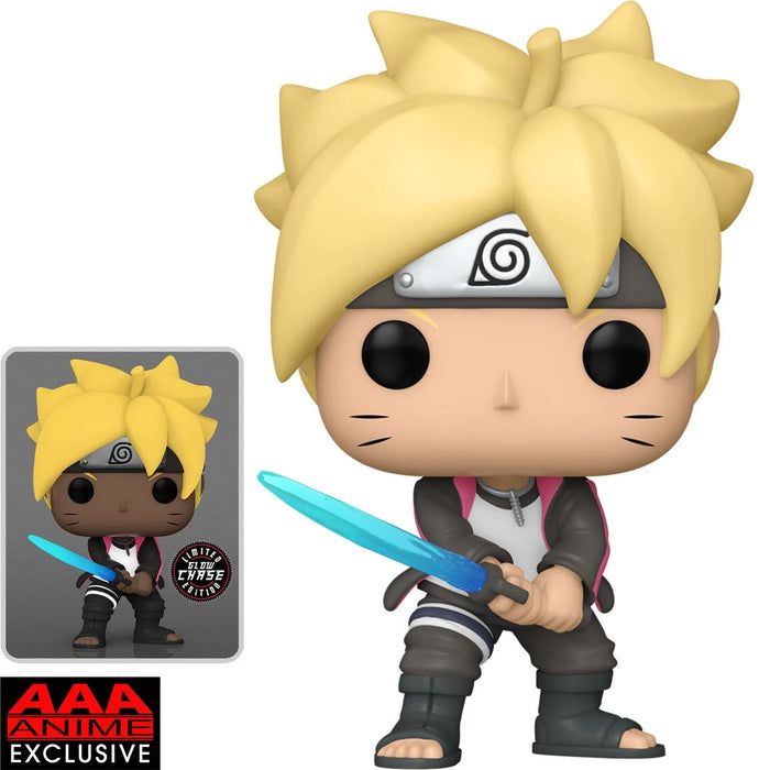 Limited Glow CHASE Boruto: Naruto Next Generations Boruto with Chakra Blade Funko Pop! Vinyl Figure #1383 - AAA Anime Exclusive