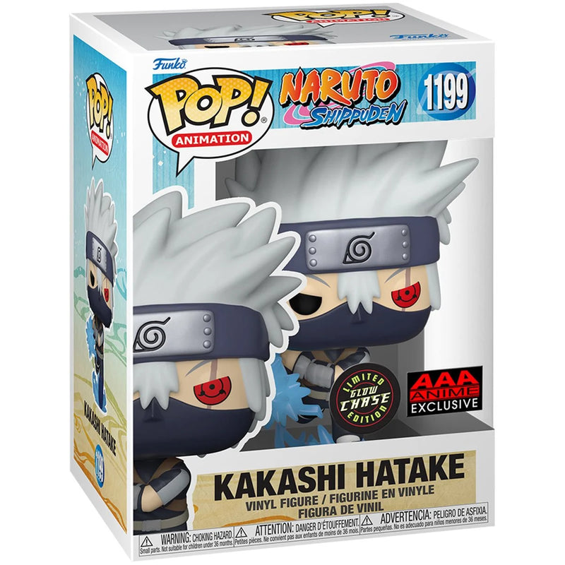 Naruto: Shippuden Young Kakashi Chidori Limited Glow CHASE Pop! Vinyl #1199 AAA Anime Exclusive
