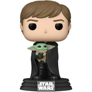The Mandalorian Luke Skywalker with Grogu #482 Funko Pop Vinyl Figure