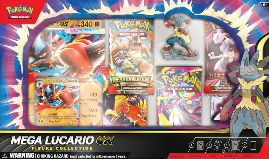 Pokemon TCG Mega Lucario Ex Figure Collection