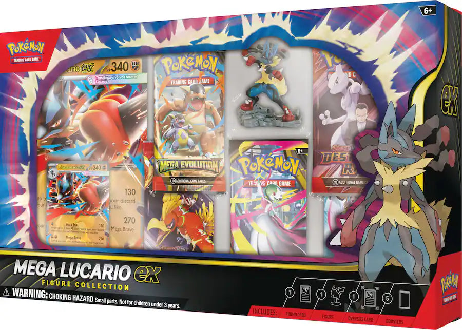 Pokemon TCG Mega Lucario Ex Figure Collection