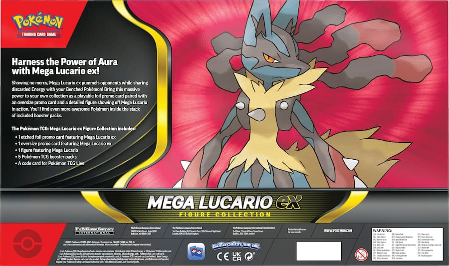 Pokemon TCG Mega Lucario Ex Figure Collection