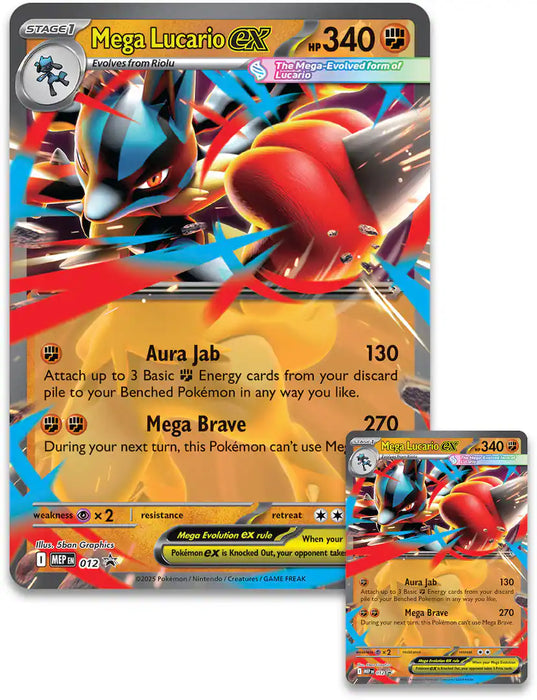 Pokemon TCG Mega Lucario Ex Figure Collection