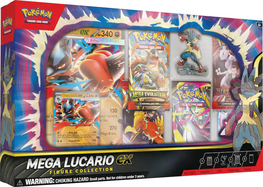 Pokemon TCG Mega Lucario Ex Figure Collection