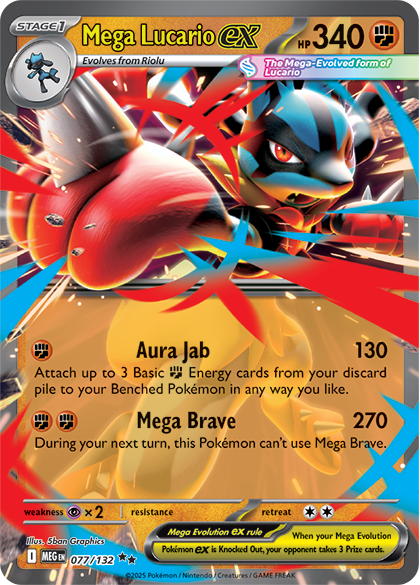 Pokemon TCG Mega Lucario Ex Figure Collection