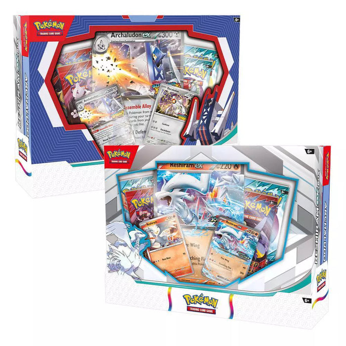 Pokemon TCG Archeludon & Reshirem EX Bundle Box