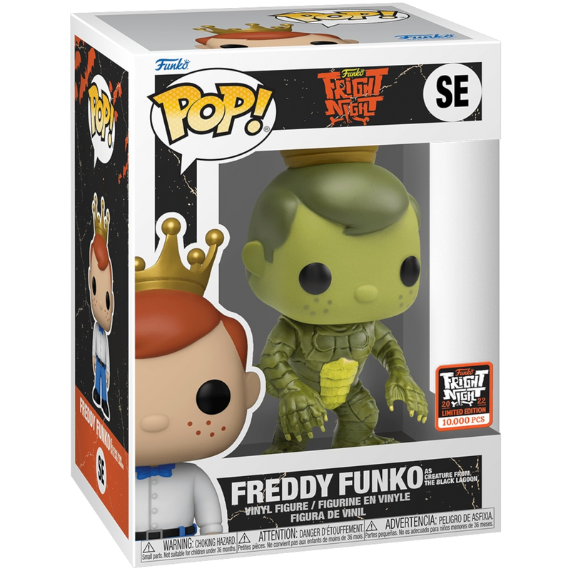 Limited Edition Freddy As Creature From The Black Lagoon #SE Funko Pop Vinyl Figure