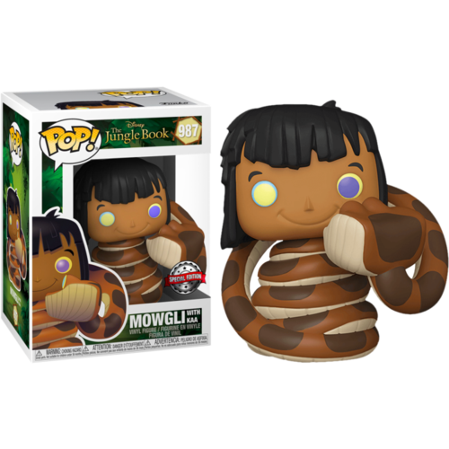 Mowgli With Kaa #987 Special Edition Funko Pop! Disney The Jungle Book