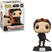 A Funko Pop! figure of Fennec Shand from Star Wars The Mandalorian, number 483 in the collection.