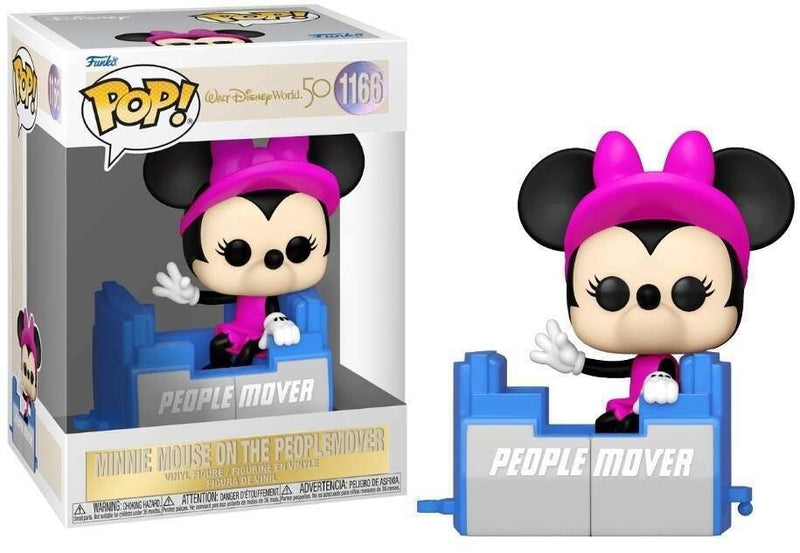 Minnie On The People Mover Funko Pop #1166 Disney World 50th anniversary