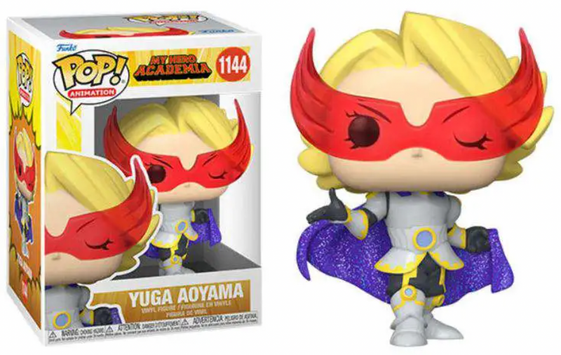 A Funko Pop! figure of Yuga Aoyama from My Hero Academia, number 1144 in the Animation series.
