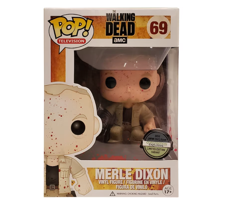 Merle Dixon #69 2013 Show Exclusive Convention Exclusive Limited Edition Variant Funko Pop! Television The Walking Dead