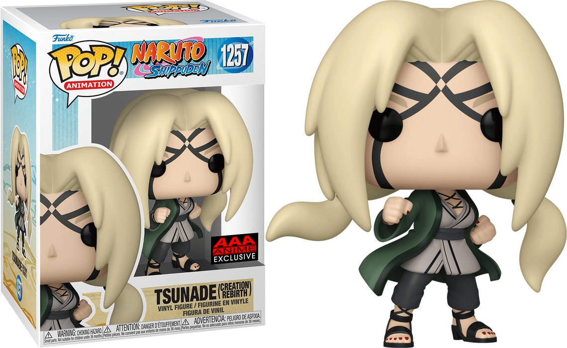Tsunade (Creation Of Rebirth) #1257 AAA Anime Exclusive Funko Pop! Animation Naruto Shippuden