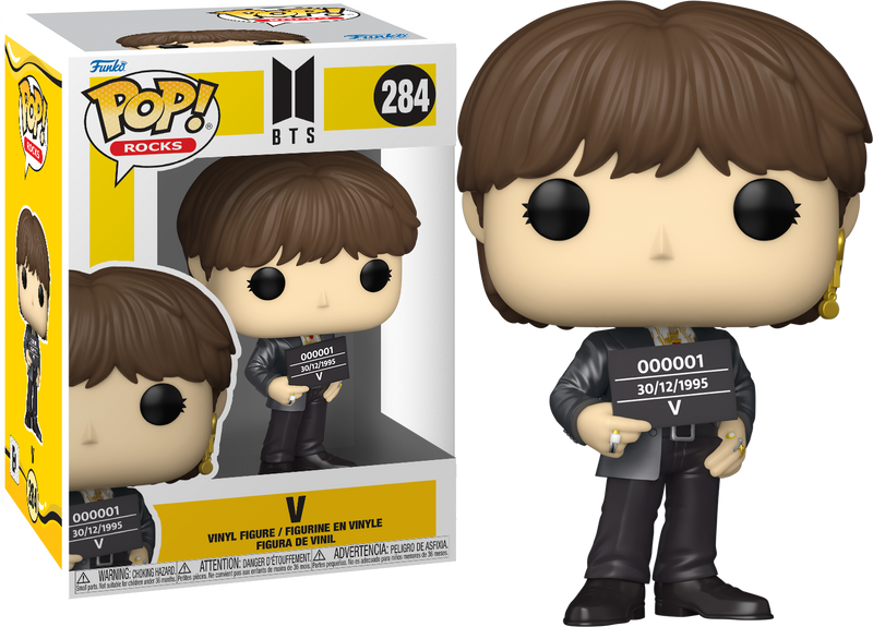 A Funko Pop! figure of BTS, number 284 in the Rocks series.