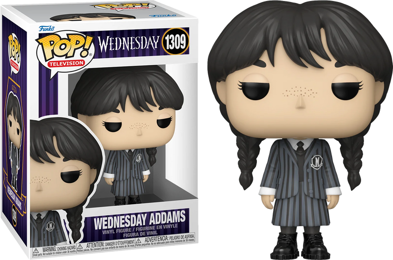 Wednesday Addams #1309 Funko Pop! Television The Addams Family collectible figure.