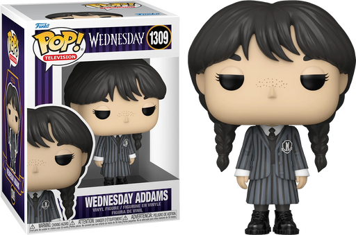 Wednesday Addams #1309 Funko Pop! Television The Addams Family collectible figure.